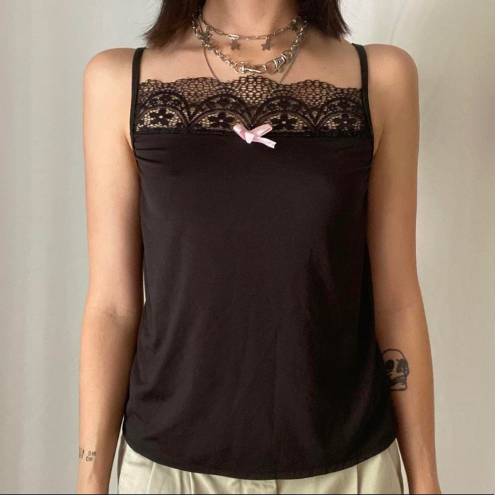 Black Lingerie Cami